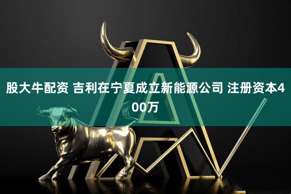 股大牛配资 吉利在宁夏成立新能源公司 注册资本400万