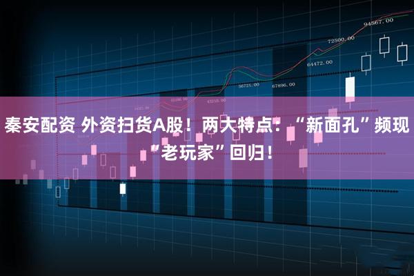 秦安配资 外资扫货A股！两大特点：“新面孔”频现 “老玩家”回归！